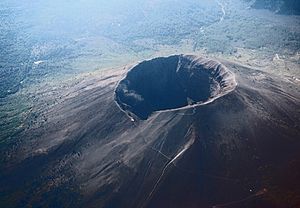 Vesuvius from plane