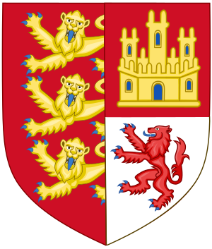 Arms of Eleanor of Castile, Queen of England (Attributed)