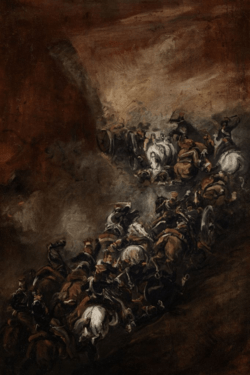Battle of Somosierra by Piotr Michałowski