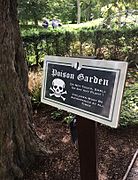 Blarney Castle Poison Garden Sign
