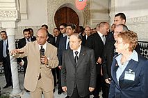 Bouteflika at Mechouar Tlemcen