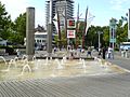 Bristol City Centre, water fountains, 2006