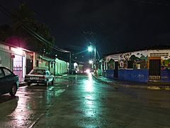 Calles Nuevo Custcatlan noche 2012