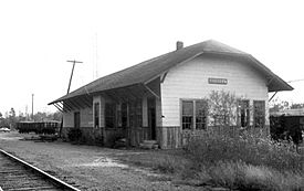 Scooba railway station in 1975