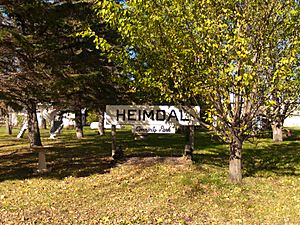 Sign for Heimdal Community Park