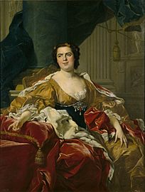 Louis-Michel Vanloo, Louise-Élisabeth de France, épouse de l'infant Philippe (1745)