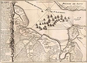 Plan du siege de Quebec en 1690