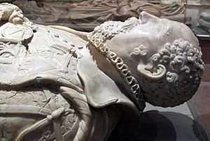 Pompeo leoni, tomba di don suero de quiñones, XVI sec, 07