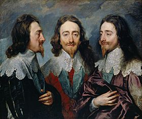 Charles I in Three Positions by Anthony van Dyck, 1635–1636