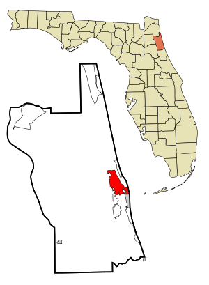 Location in St. Johns County and the U.S. state of Florida
