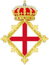 St George's Cross Crowned Badge.svg