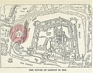 Tower of London plan 1563