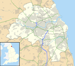 Tunstall is located in Tyne and Wear