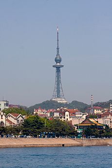 Views of Qingdao tower