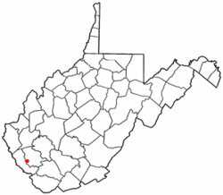 Location of Mallory, West Virginia