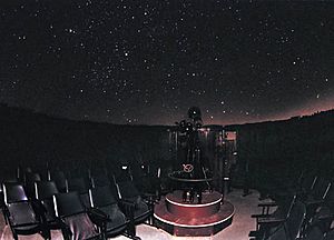 Belgrade Planetarium theatre night
