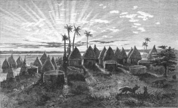 Deserted Shillook Village, 1862