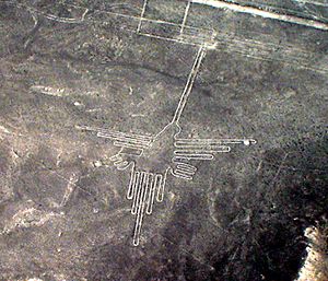 Lignes de Nazca Décembre 2006 - Colibri 2