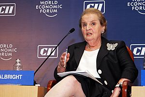 Madeleine Albright at WEF