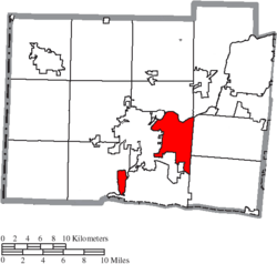 Location of Fairfield Township in Butler County