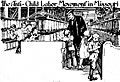 Missouri Governor Joseph Folk inspecting child laborers, 1906, drawn by Marguerite Martyn