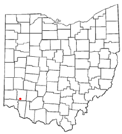 Location of Maineville, Ohio