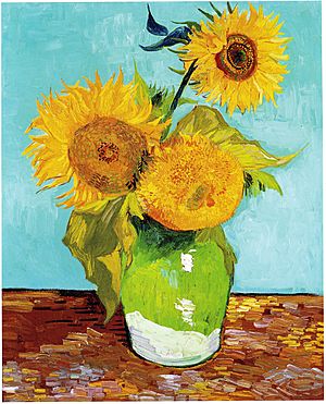 Vincent Van Gogh - Three Sunflowers F453