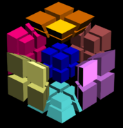 4-cube 2^4 highlighted