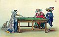 A Game of Billiards by Adriaen Pietersz. van de Venne