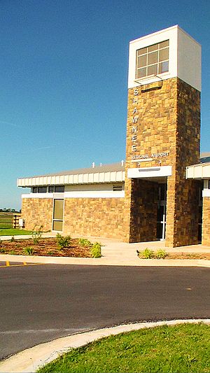Airport Terminal for Shawnee Municipal Airport in Shawnee, Oklahoma