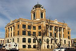 The Cooke County Courthouse in Gainesville