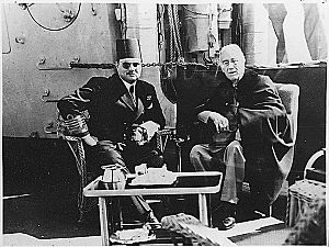 King Farouk & Franklin D. Roosevelt