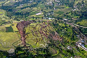 Landslide in Cusco, Peru - 2018