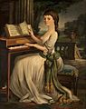Mather Brown - A Girl at a Harpsichord GL GM 2970
