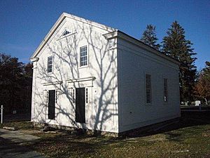 Old Indian Meeting House Church in Mashpee MA
