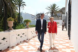 Pedro Sánchez y Angela Merkel 05