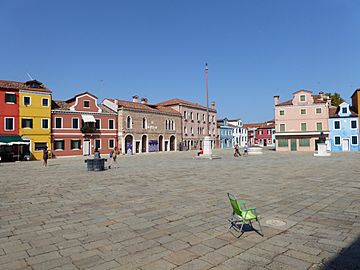 Piazza Galuppi in Burano