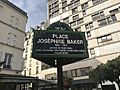 Place Joséphine Baker (Paris) - panneau