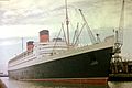 RMS Queen Elizabeth at Southampton 1960 (1)