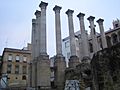Roman columns in Córdoba, Spain