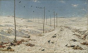 Vasily Vereshchagin (Russian, 1842-1904). The Road of the War Prisoners, 1878-1879