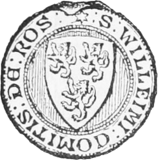 William, Earl of Ross (seal)