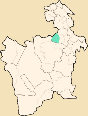 Location within Potosí Department