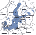Baltic marine subdivisions and drainage basins