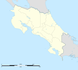 Cangrejal district location in Costa Rica