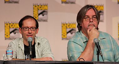 David X. Cohen & Matt Groening by Gage Skidmore