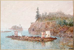 FAHopkins Lumber Raft