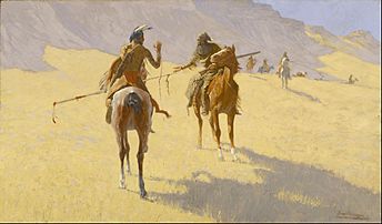 Frederic Remington - The Parley - Google Art Project