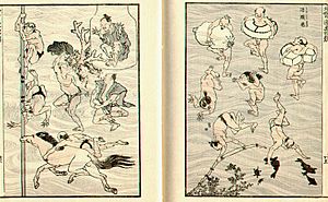 Hokusai-MangaBathingPeople