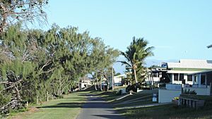 Looking south on Schofield Parade, Keppel Sands, 2016